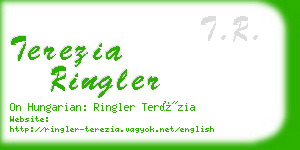 terezia ringler business card